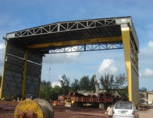 10 Tonne sheltered crane built for PT Batamec by BD CraneTech